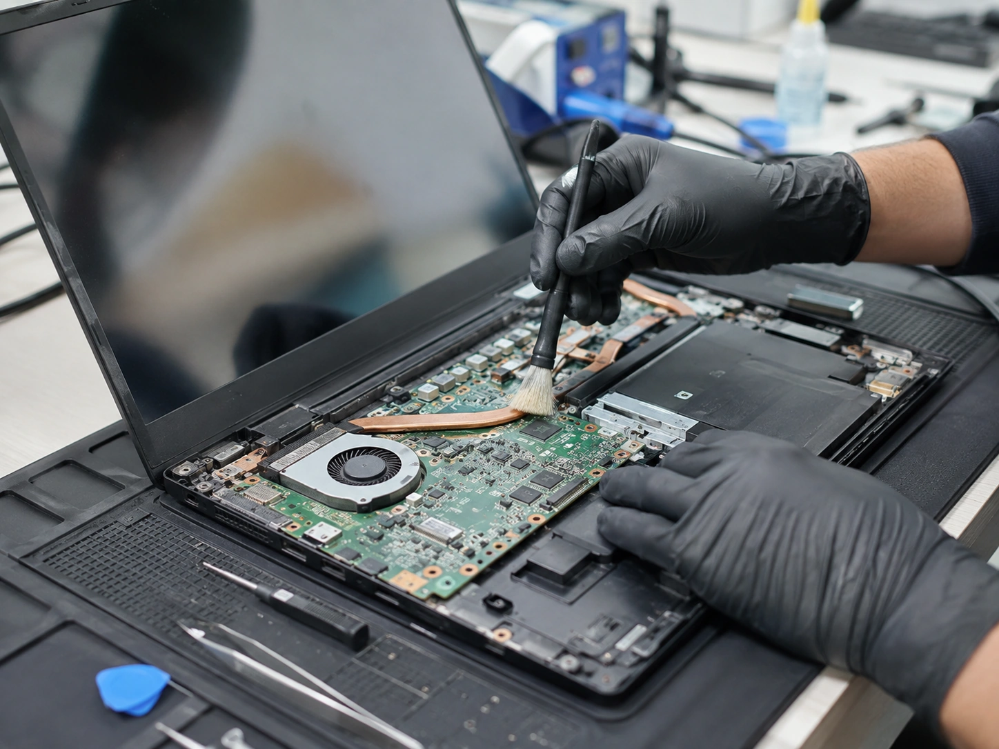 Восстановление ноутбука ASUS после залития