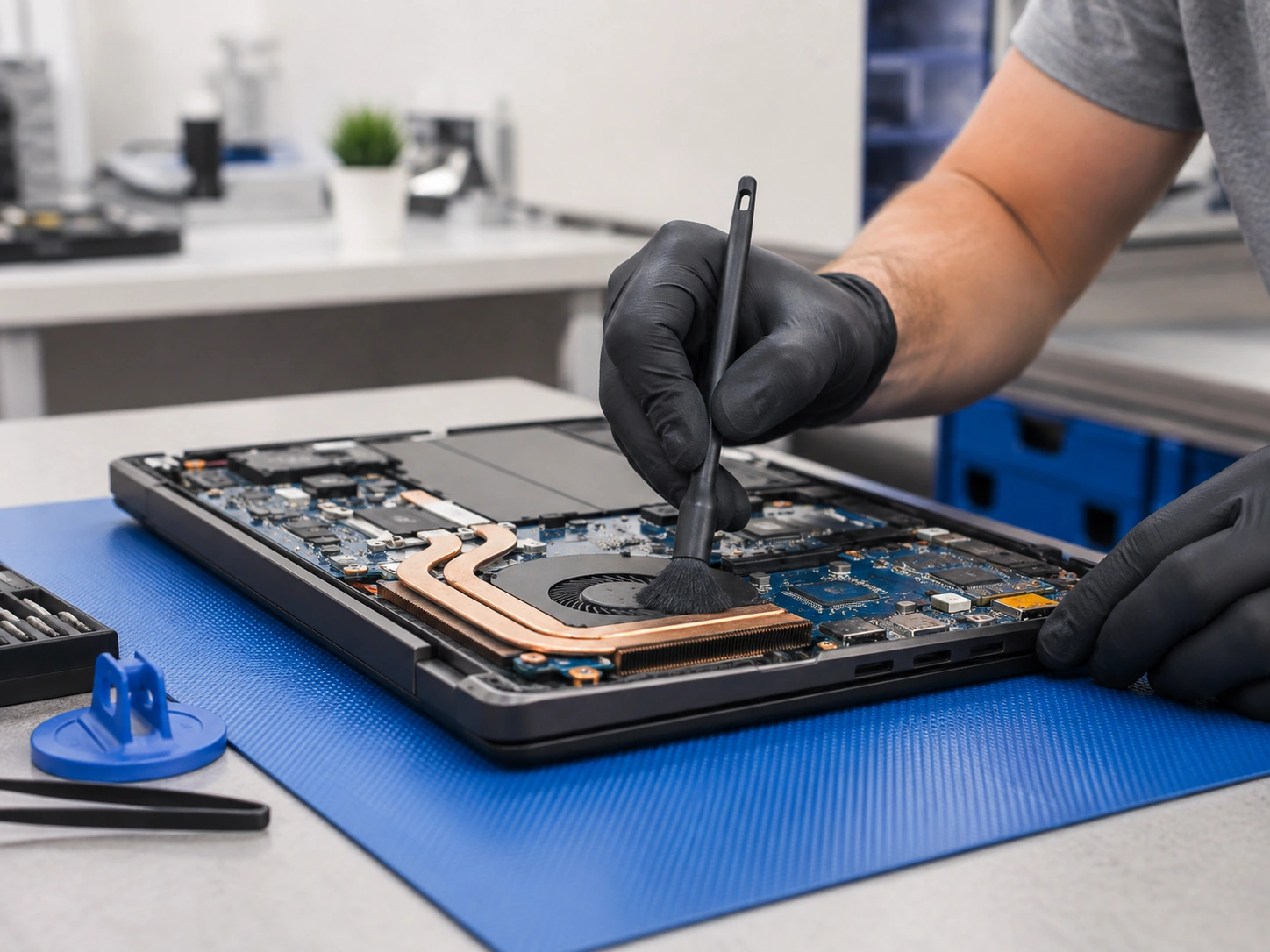 Обслуживание системы охлаждения ASUS