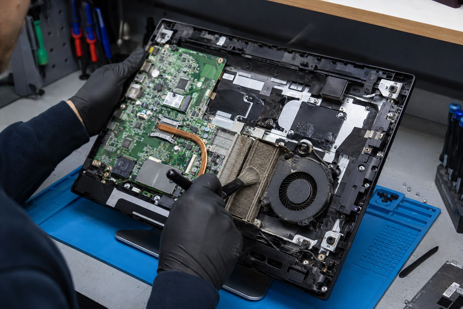 Иллюстрация: Диагностика моноблока Dell
