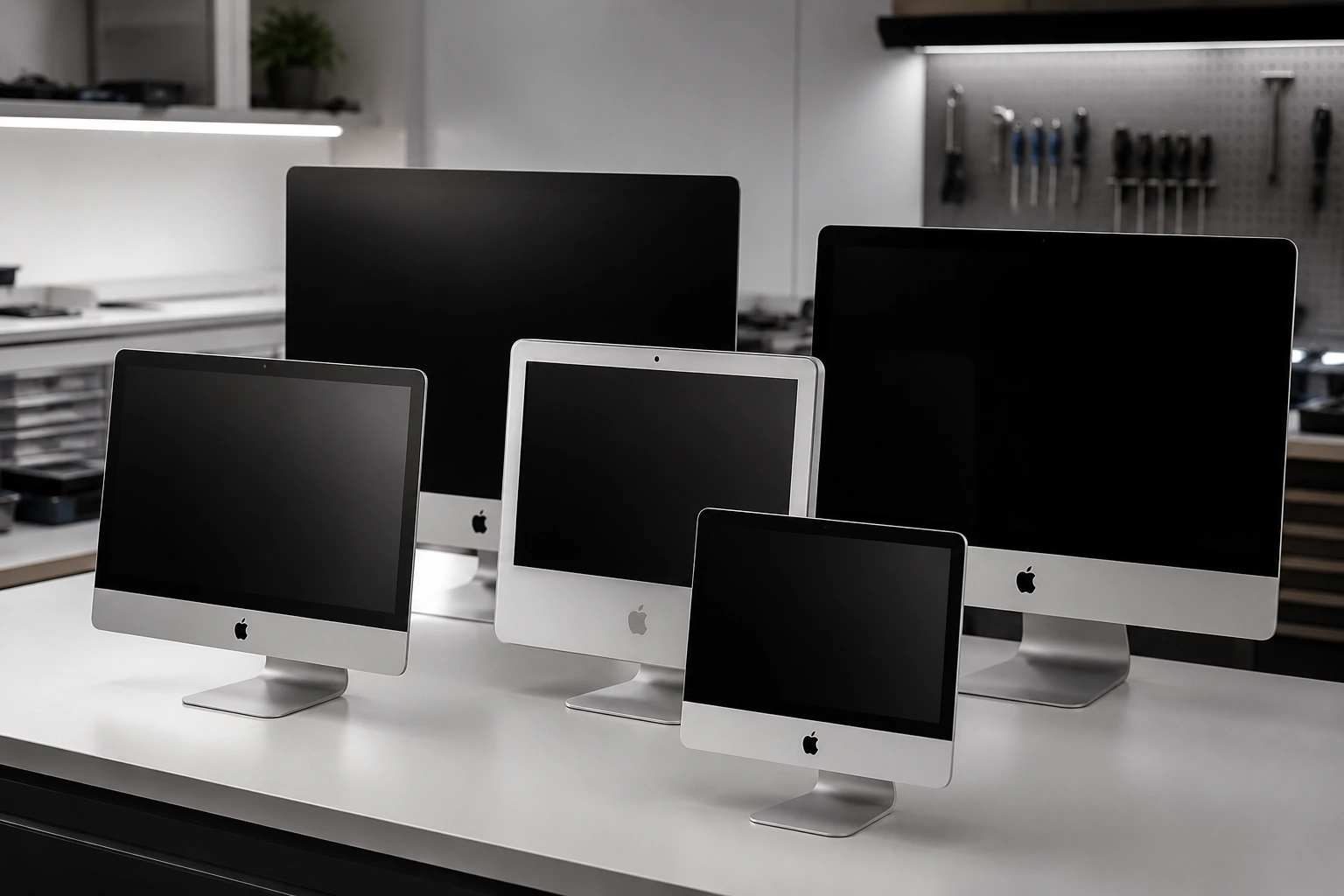 Иллюстрация поколений iMac
