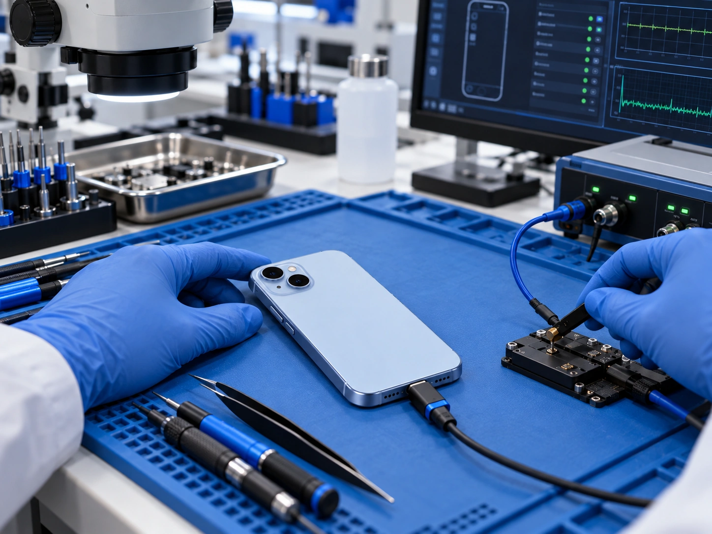 Диагностика iPhone 12 mini в мастерской