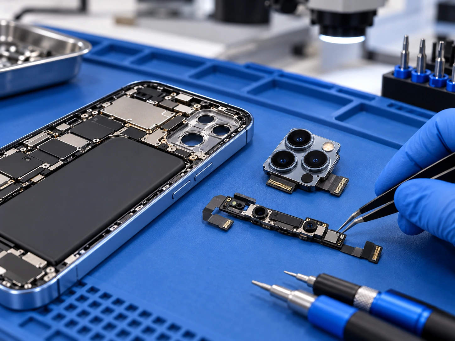 Диагностика камер и Face ID iPhone 13 Pro Max