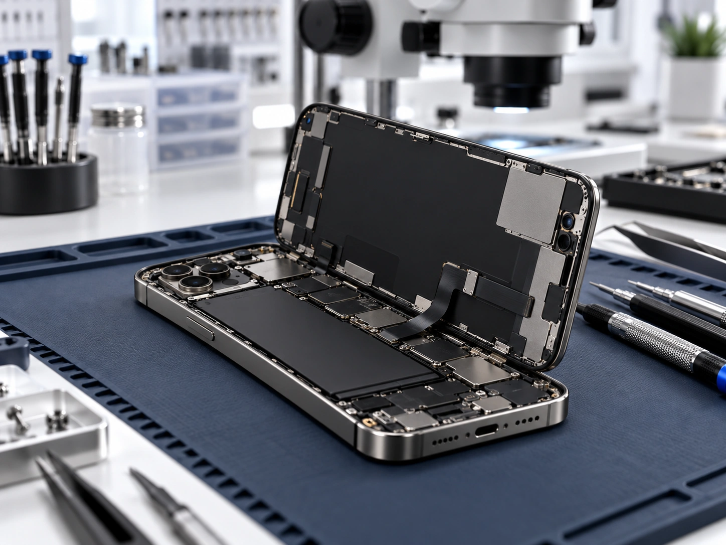 Диагностика аккумулятора и USB-C iPhone 15 Pro Max
