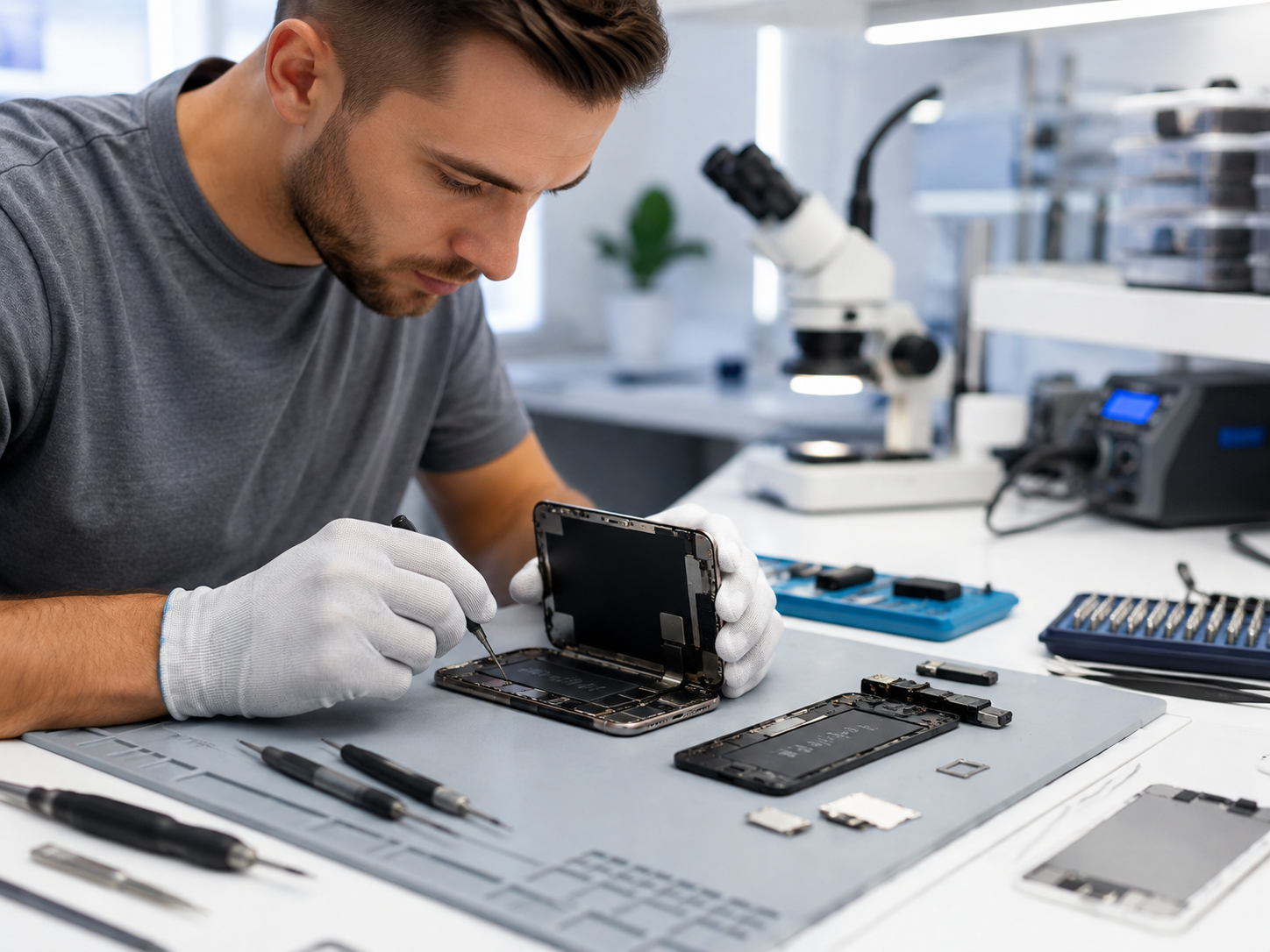 Профессиональный ремонт iPhone в мастерской