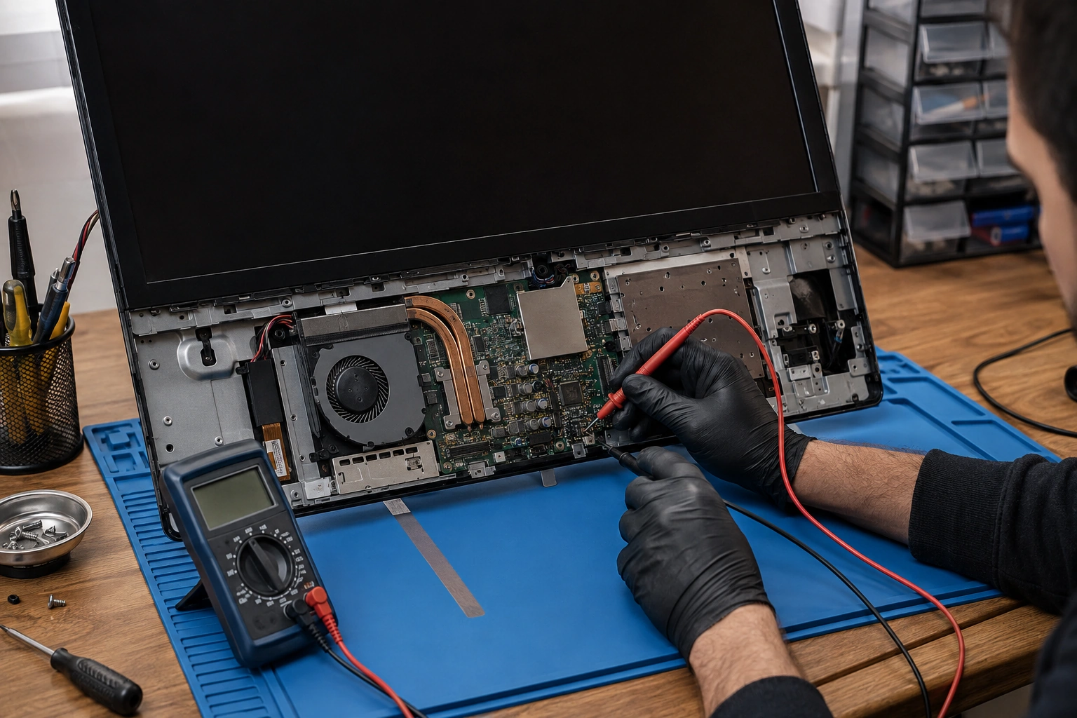 Диагностика моноблока Lenovo, который не включается