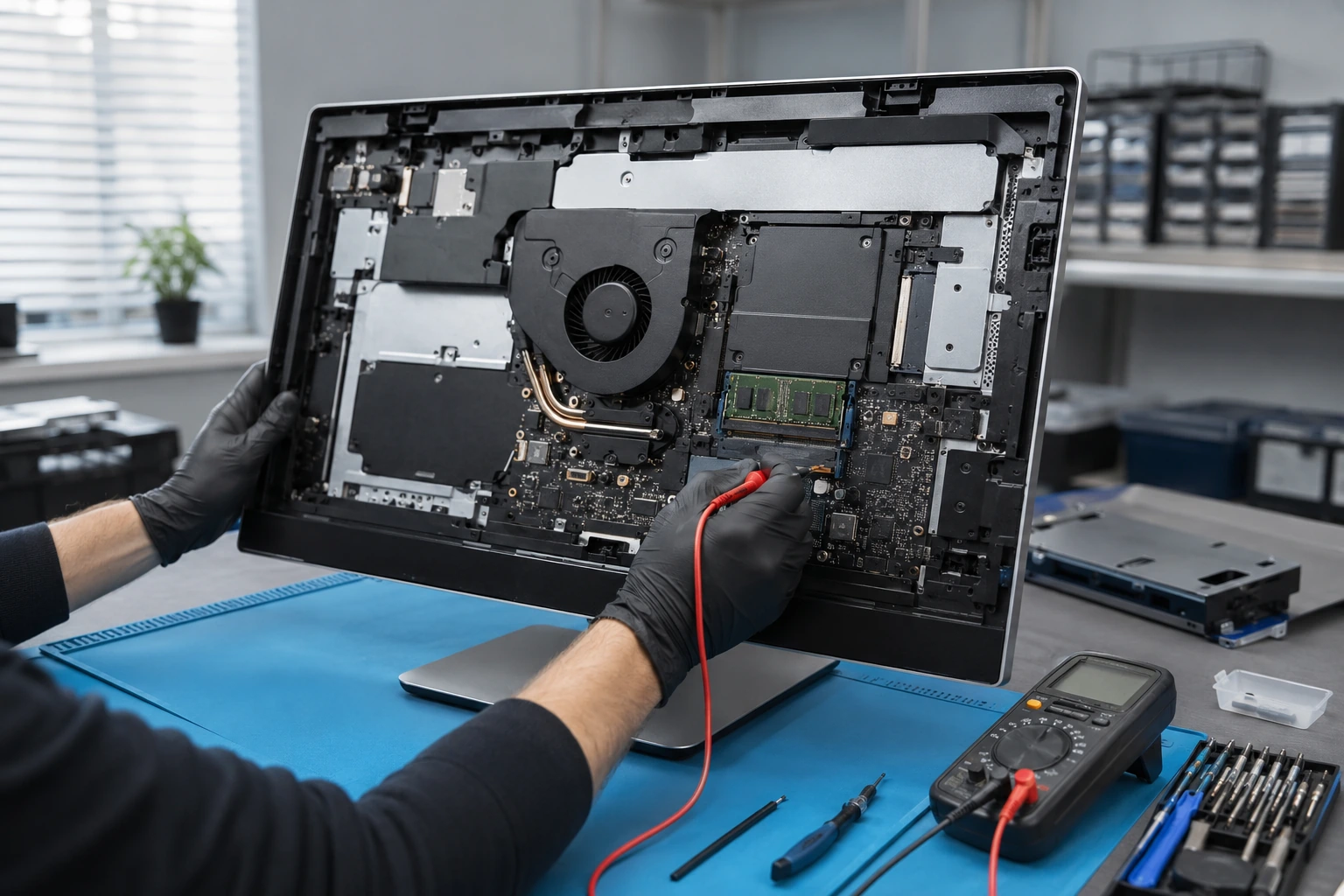 Иллюстрация: Диагностика моноблока Lenovo