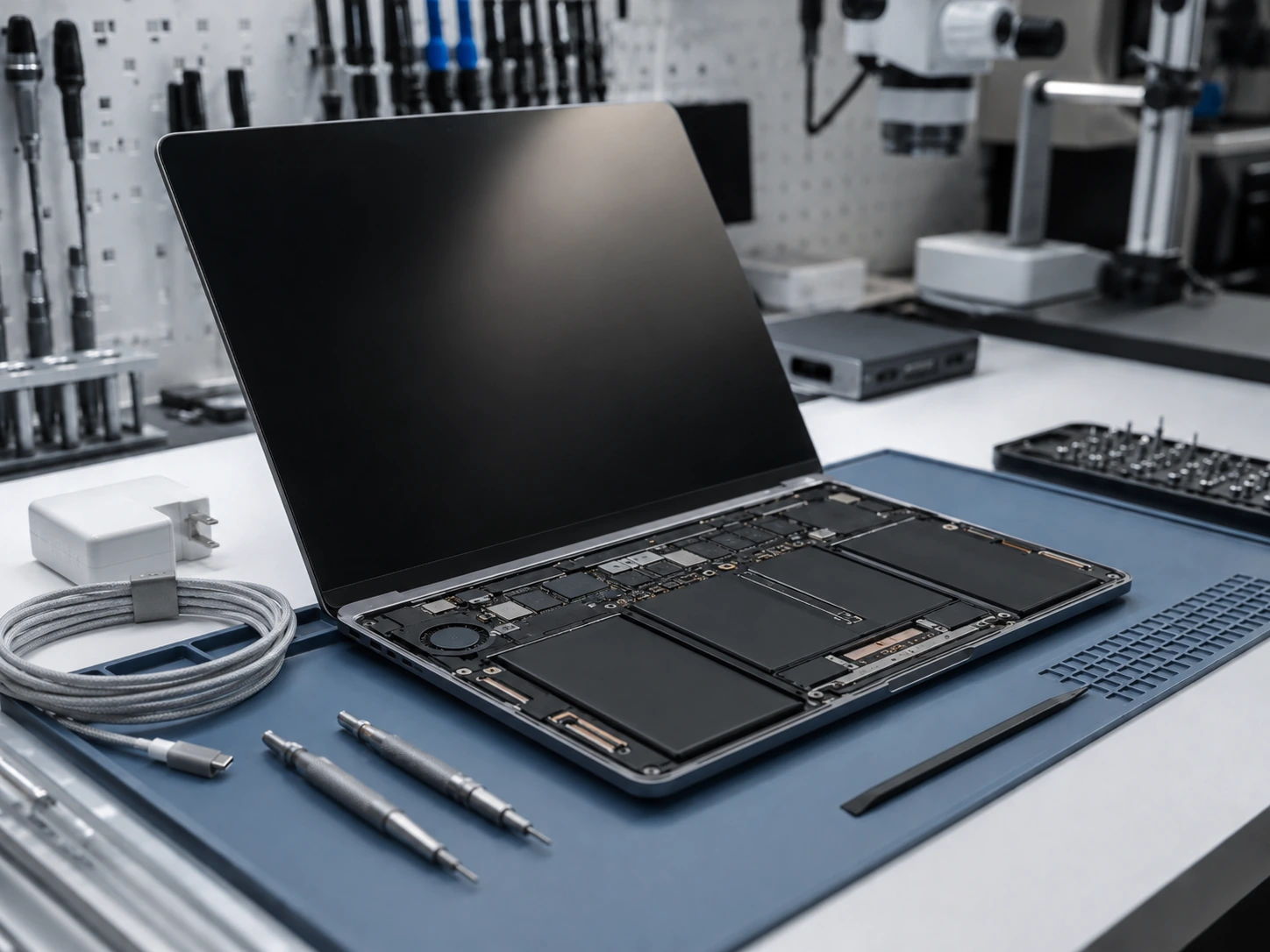 Диагностика аккумулятора, USB-C, Thunderbolt и MagSafe MacBook Apple Silicon