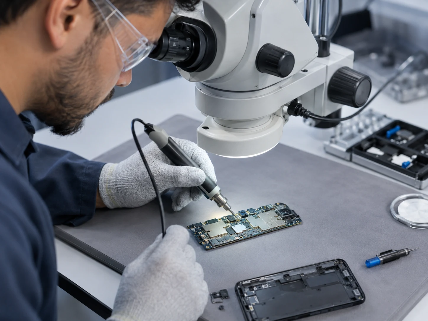 Компонентный ремонт платы Tecno
